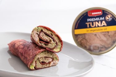 Tuňákovo-avokádový wrap ze 3 surovin