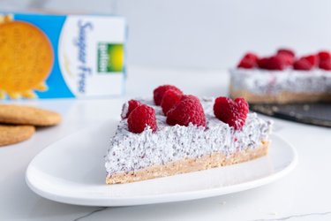 Nepečený makový cheesecake