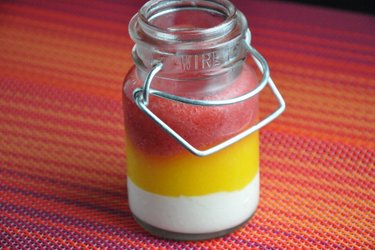 Jahodovo-mangová panna cotta