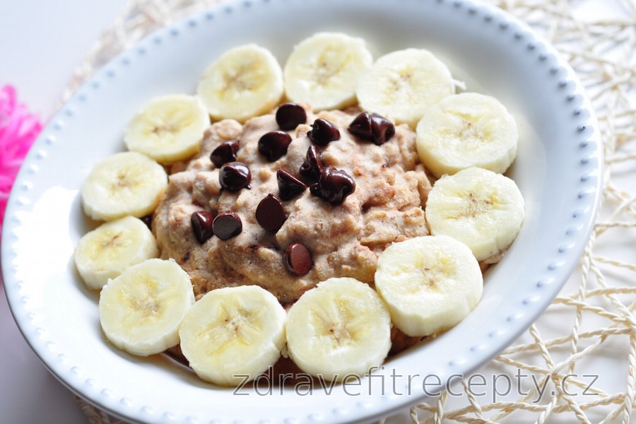 Ovesná kaše "cookie dough"