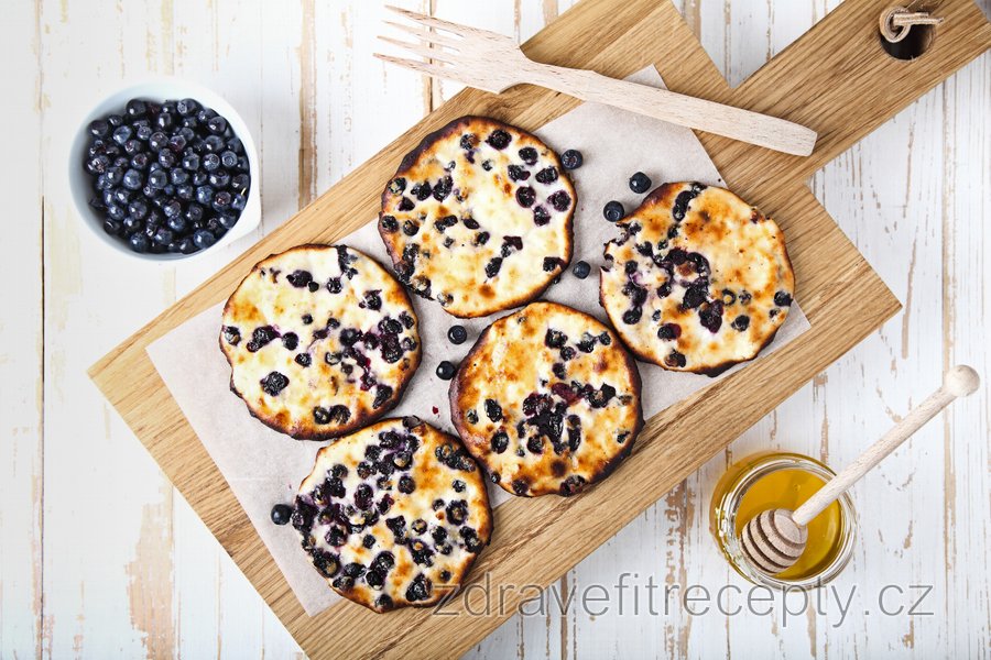 Pečené fit tvarohovo-proteinové placky