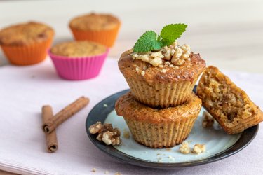 Zdravé mrkvové muffiny ze špaldové mouky