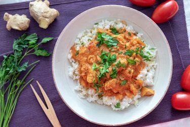 Fit kuřecí tikka masala