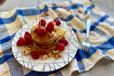 Veganské kokosové lívance s chia semínky